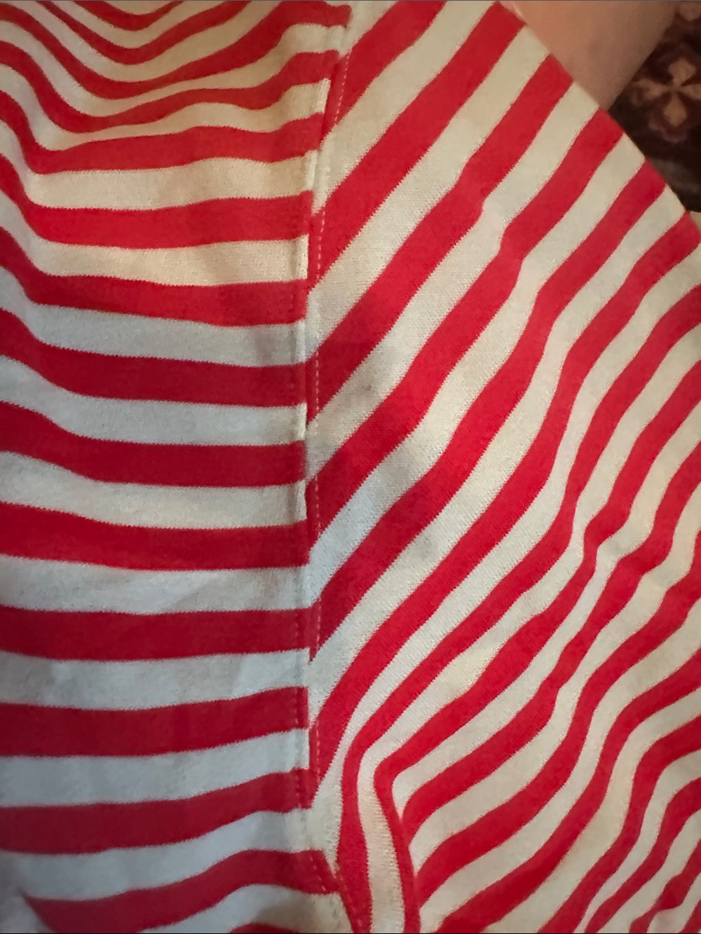 We The Free Striped Knit Top in Red, Light Green & Cream - Picture 6 of 10